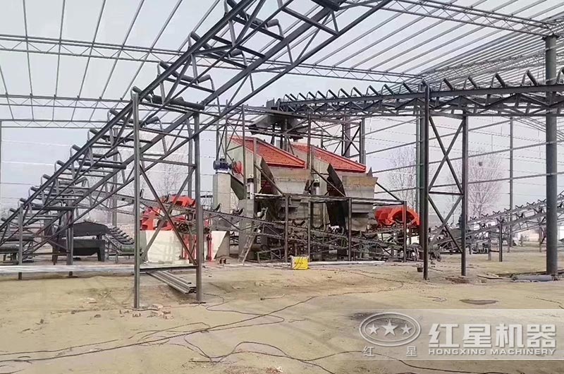 洗砂機(jī)作業(yè)現(xiàn)場實拍 洗砂機(jī)作業(yè)現(xiàn)場實拍