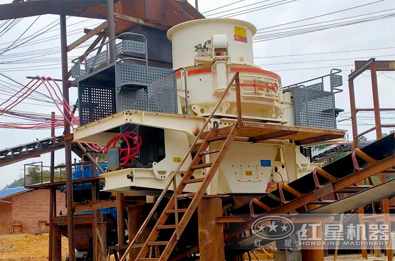 HVI河卵石制砂機現場 HVI河卵石制砂機現場